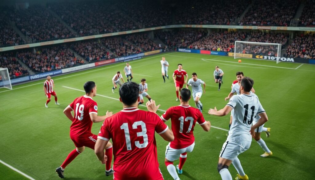 Тактика выхода из обороны соперников для голевых моментов - иллюстрация