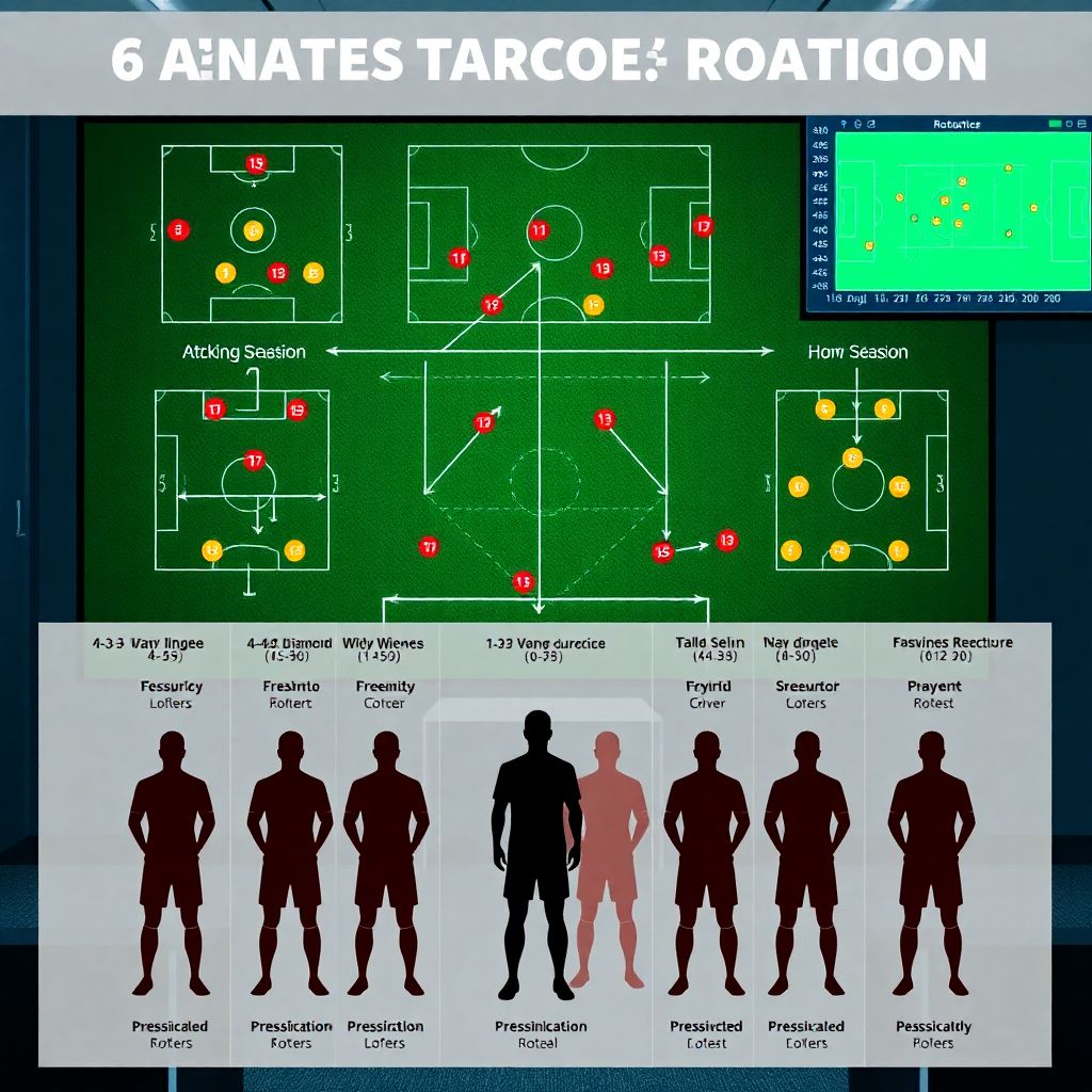 Как ротация состава влияет на результативность нападения в футболе