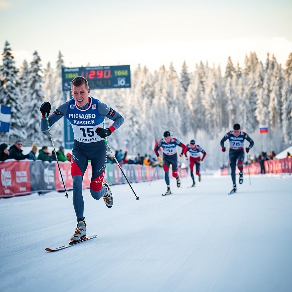 Иван Горбунов выиграл классический спринт Кубка России по лыжам в Коми