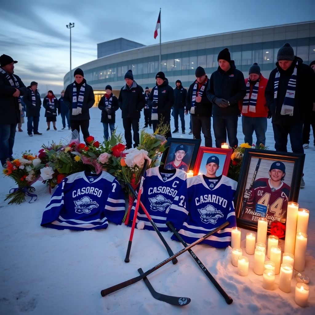 Трое игроков Usphl погибли в ДТП по пути на тренировку в Альберте